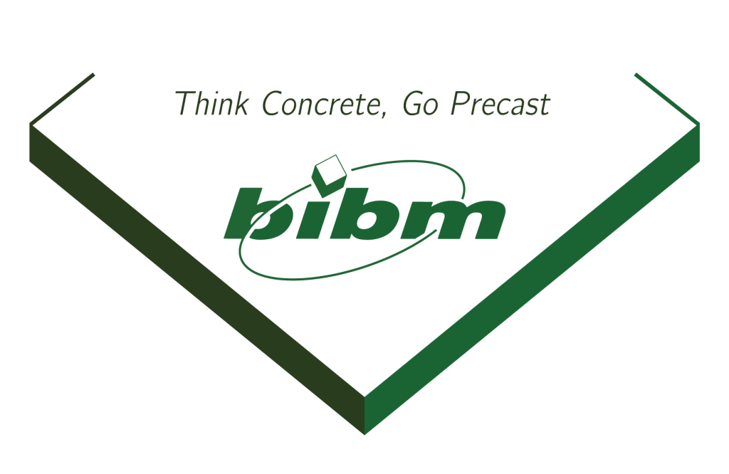 Logo BIBM "Think concrete, go precast"